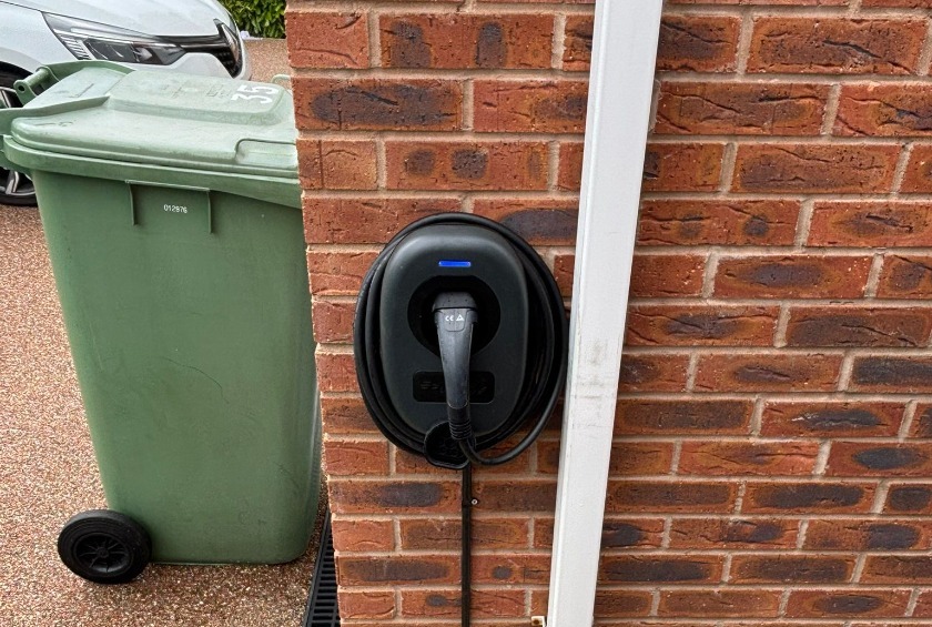 Electric Vehicle Domestic Charging supprting image with text